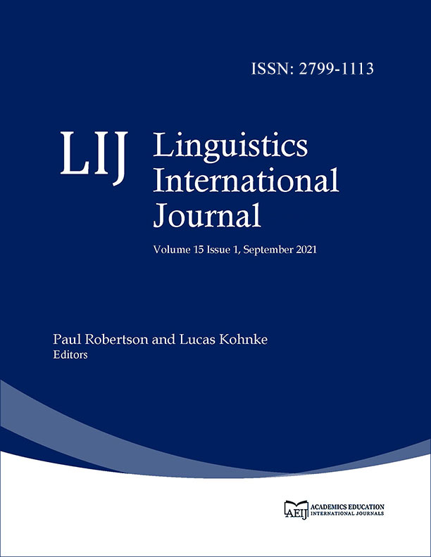 LIJ 15.1 September 2021 cover